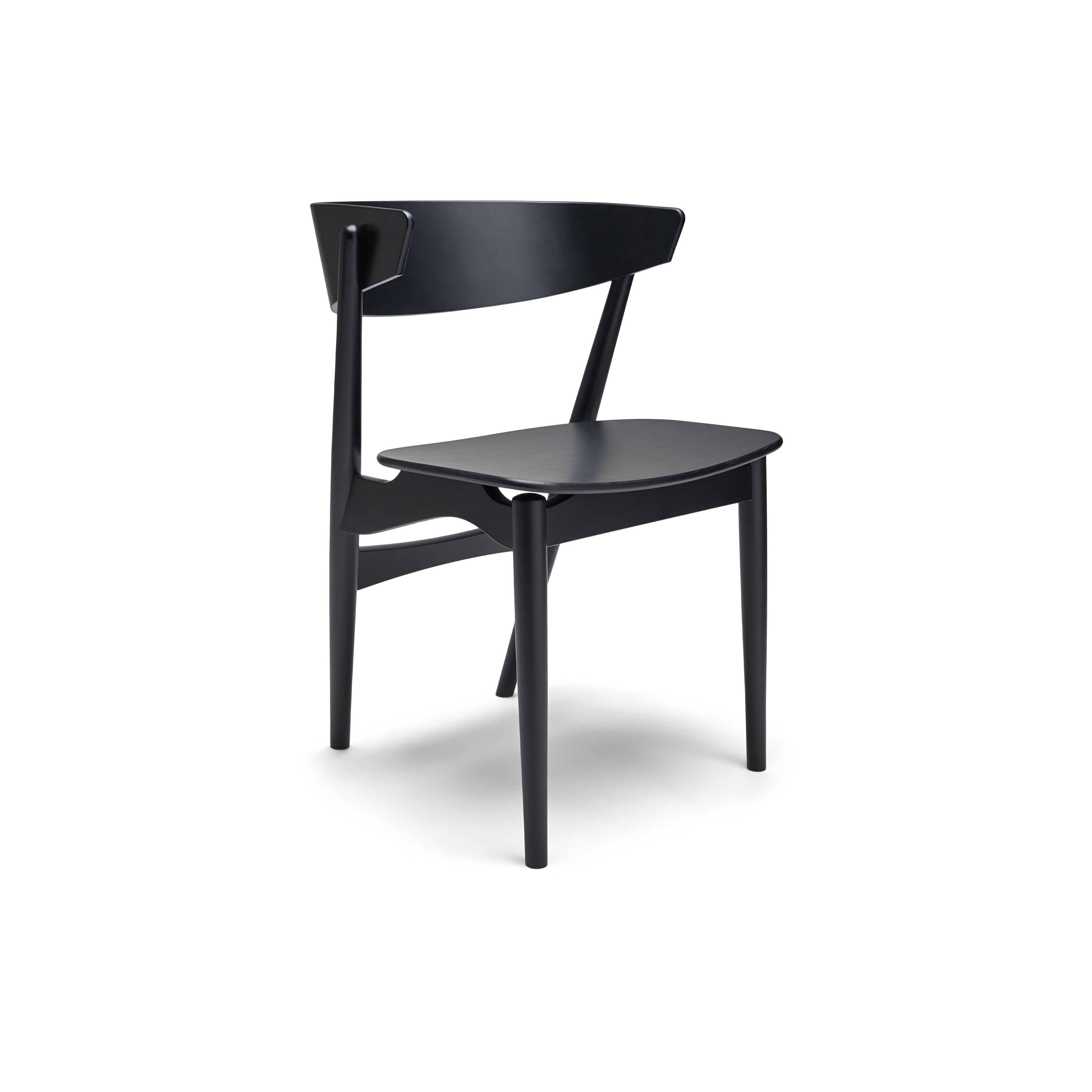 No 7 Dining Chair Wooden Seat